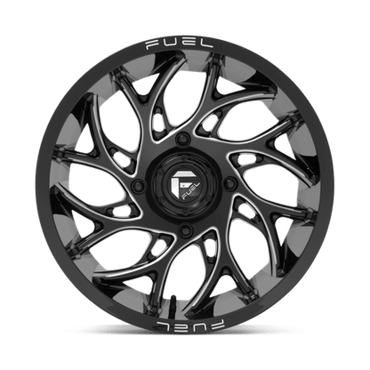 Fuel UTV | D741 RUNNER | 18.0x7.00 | 4X156 | 13 | GLOSS BLACK MILLED
