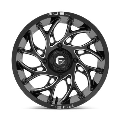 Fuel UTV | D741 RUNNER | 18.0x7.00 | 4X137 | 13 | GLOSS BLACK MILLED