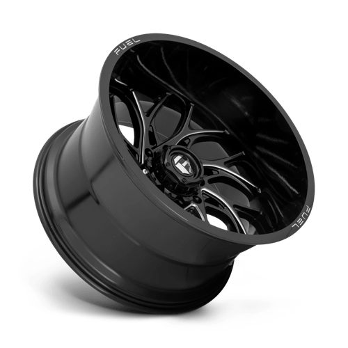 Fuel 1PC | D741 RUNNER | 20.0x10.00 | 5X139.7 | -18 | GLOSS BLACK MILLED