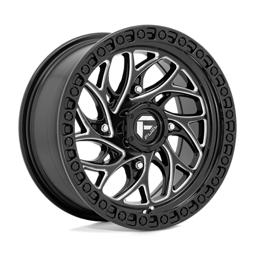 Fuel UTV | D741 RUNNER | 15.0x7.00 | 4X137 | 10 | GLOSS BLACK MILLED