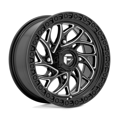 Fuel UTV | D741 RUNNER | 15.0x7.00 | 4X137 | 10 | GLOSS BLACK MILLED