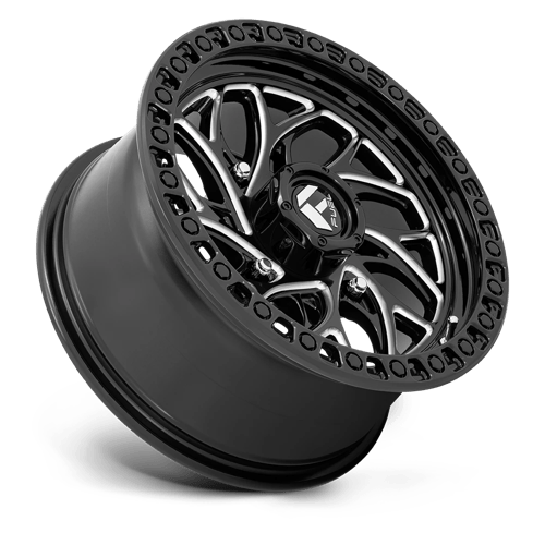 Fuel UTV | D741 RUNNER | 15.0x7.00 | 4X156 | 10 | GLOSS BLACK MILLED