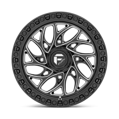 Fuel UTV | D741 RUNNER | 15.0x7.00 | 4X137 | 10 | GLOSS BLACK MILLED