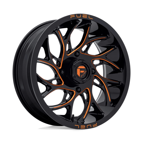 Fuel UTV | D780 RUNNER UTV | 18.0x7.00 | 4X137 | 13 | GLOSS BLACK MILLED ORANGE