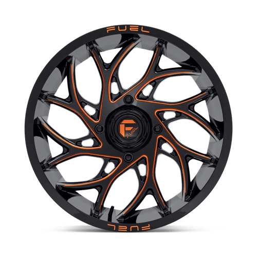 Fuel UTV | D780 RUNNER UTV | 20.0x7.00 | 4X137 | 13 | GLOSS BLACK MILLED ORANGE