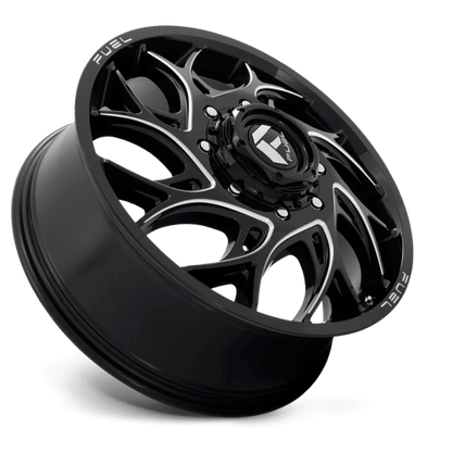 Fuel 1PC | D741 RUNNER | 22.0x8.25 | 8X200 | 105 | GLOSS BLACK MILLED