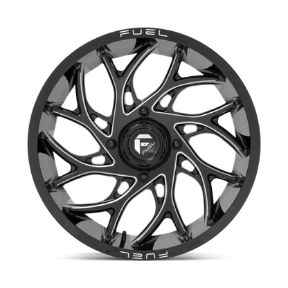 Fuel UTV | D741 RUNNER | 20.0x7.00 | 4X156 | 13 | GLOSS BLACK MILLED