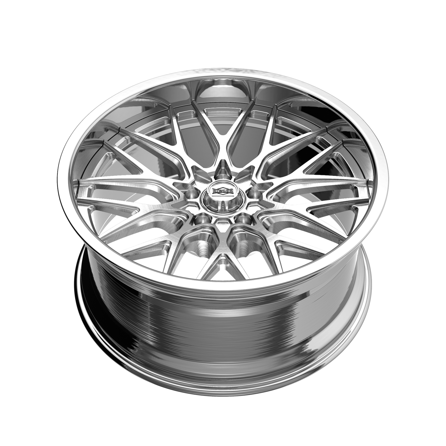 RIDLER 681 BRUSHED WITH POLISHED LIP | 22x10.5 | 5x127 | 10mm | 681-22173P