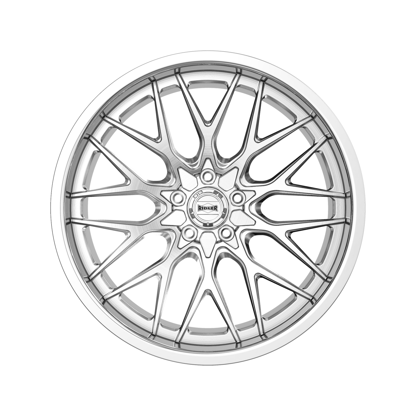 RIDLER 681 BRUSHED WITH POLISHED LIP | 22x9 | 5x120.65 | mm | 681-22961P