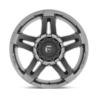 Fuel 1PC | D764 SFJ | 20.0x10.00 | 5X139.7/5X150 | -18 | MATTE GUNMETAL