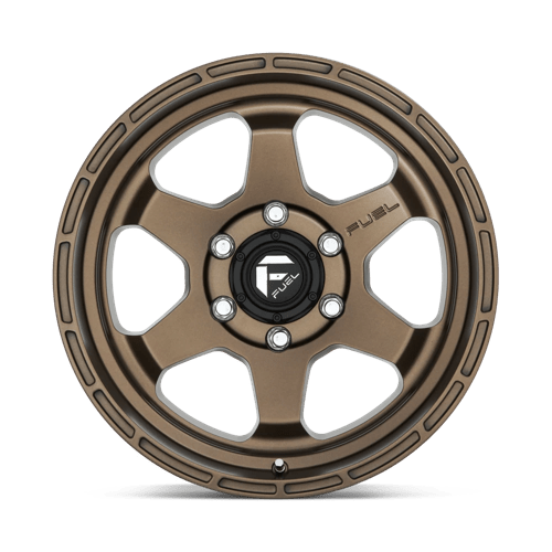 Fuel 1PC | D666 SHOK | 17.0x10.00 | 6X139.7 | -18 | MATTE BRONZE