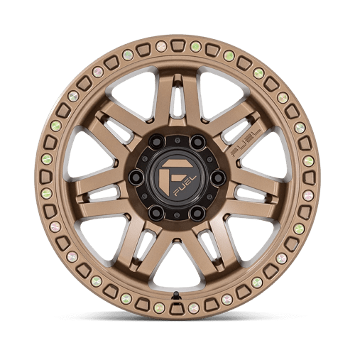 Fuel 1PC | D811 SYNDICATE | 17.0x9.00 | 6X139.7 | -12 | FULL MATTE BRONZE