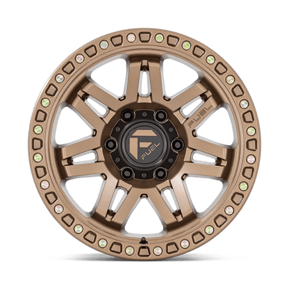 Fuel 1PC | D811 SYNDICATE | 17.0x9.00 | 6X139.7 | 1 | FULL MATTE BRONZE