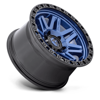 Fuel 1PC | D813 SYNDICATE | 17.0x9.00 | 5X127 | 1 | DARK BLUE W/ BLACK RING