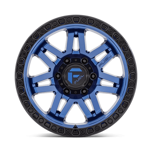 Fuel 1PC | D813 SYNDICATE | 17.0x9.00 | 5X127 | -12 | DARK BLUE W/ BLACK RING
