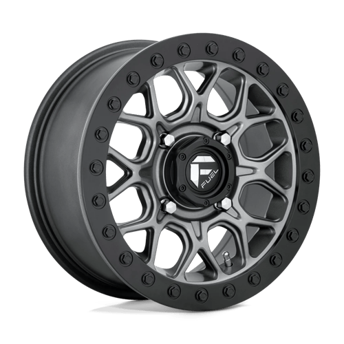 Fuel UTV | D919 TECH BEADLOCK | 15.0x7.00 | 4X137 | 38 | MATTE GUNMETAL BLACK BEAD RING