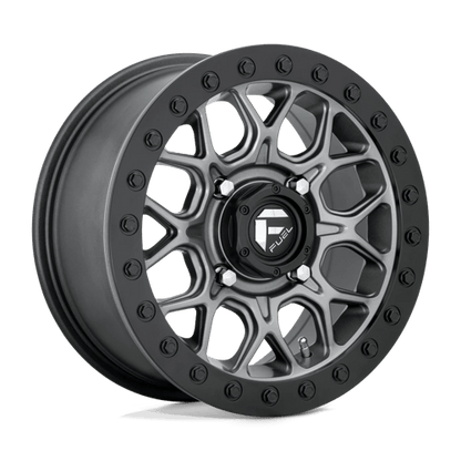 Fuel UTV | D919 TECH BEADLOCK | 15.0x7.00 | 4X137 | 38 | MATTE GUNMETAL BLACK BEAD RING