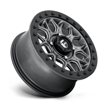 Fuel UTV | D919 TECH BEADLOCK | 15.0x7.00 | 4X137 | 38 | MATTE GUNMETAL BLACK BEAD RING