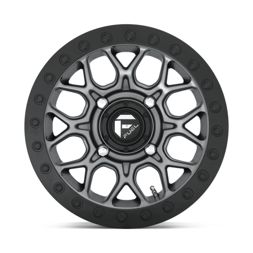Fuel UTV | D919 TECH BEADLOCK | 15.0x7.00 | 4X137 | 38 | MATTE GUNMETAL BLACK BEAD RING