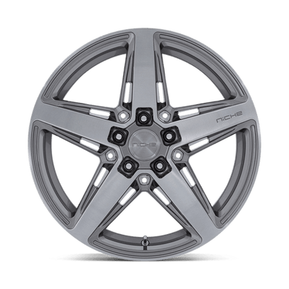Niche 1PC | M270 TERAMO | 18.0x8.00 | 5X108 | 40 | ANTHRACITE BRUSHED FACE TINT
