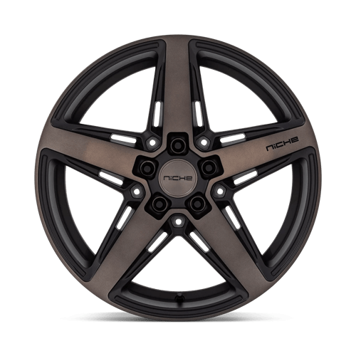 Niche 1PC | M271 TERAMO | 18.0x8.00 | 5X120 | 30 | MATTE BLACK W DOUBLE DARK TINT