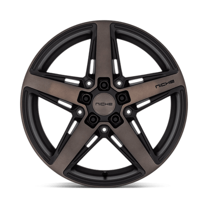 Niche 1PC | M271 TERAMO | 18.0x8.00 | 5X120 | 30 | MATTE BLACK W DOUBLE DARK TINT