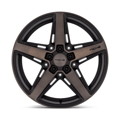 Niche 1PC | M271 TERAMO | 18.0x8.00 | 5X114.3 | 40 | MATTE BLACK W DOUBLE DARK TINT