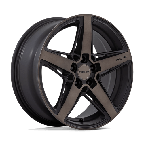 Niche 1PC | M271 TERAMO | 18.0x8.00 | 5X112 | 42 | MATTE BLACK W DOUBLE DARK TINT