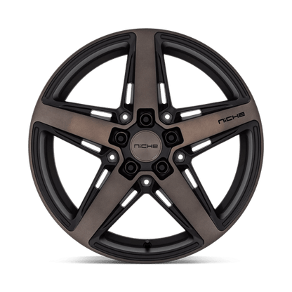 Niche 1PC | M271 TERAMO | 18.0x8.00 | 5X112 | 42 | MATTE BLACK W DOUBLE DARK TINT