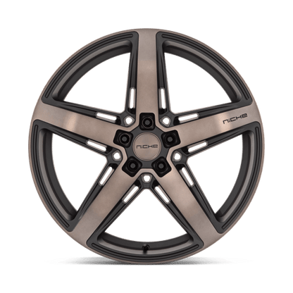 Niche 1PC | M271 TERAMO | 20.0x10.50 | 5X120 | 20 | MATTE BLACK W DOUBLE DARK TINT