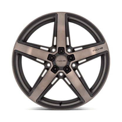 Niche 1PC | M271 TERAMO | 20.0x11.00 | 5X115 | 20 | MATTE BLACK W DOUBLE DARK TINT