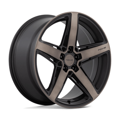 Niche 1PC | M271 TERAMO | 20.0x9.00 | 5X108 | 38 | MATTE BLACK W DOUBLE DARK TINT