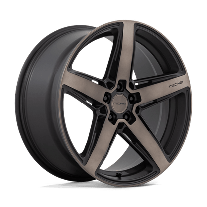 Niche 1PC | M271 TERAMO | 20.0x11.00 | 5X120 | 43 | MATTE BLACK W DOUBLE DARK TINT
