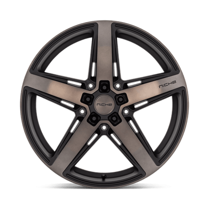 Niche 1PC | M271 TERAMO | 20.0x9.50 | 5X120 | 22 | MATTE BLACK W DOUBLE DARK TINT