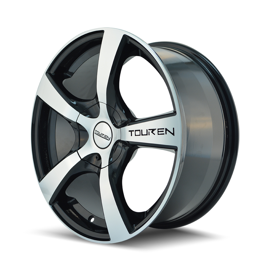 TOUREN TR9 GLOSS BLACK MACHINED | 18x8 | 5-112 | 40mm | 3190-8809M