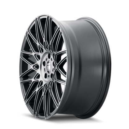 TOUREN TR78 MATTE BLACK BRUSHED WITH DARK | 18x8 | 5-108 | 40mm | 3278-8831TM40