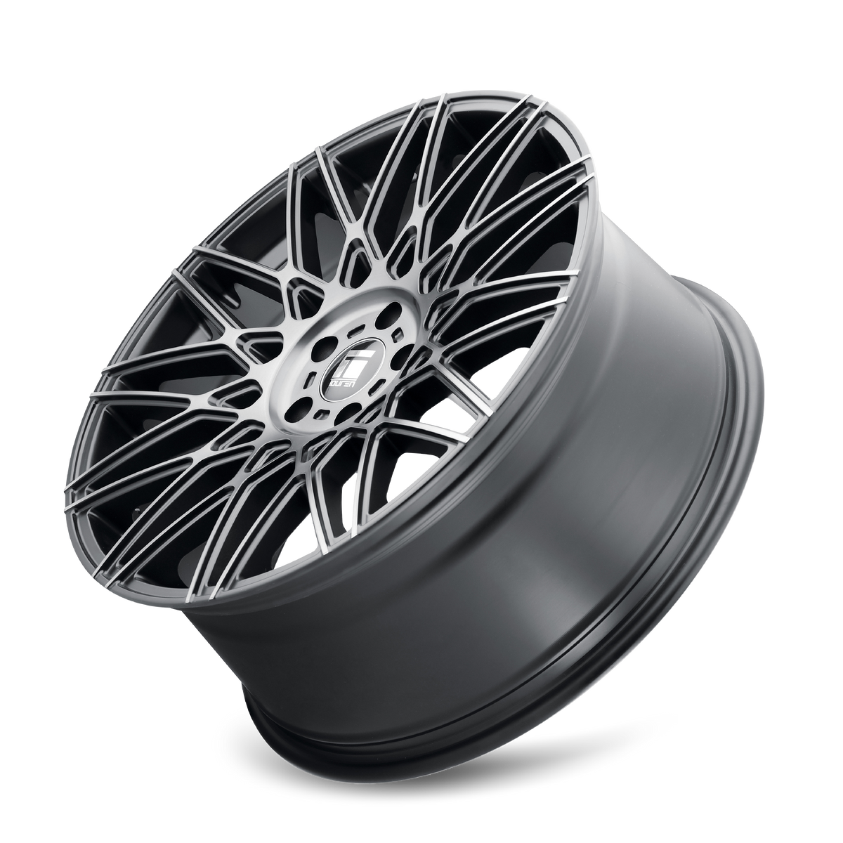 TOUREN TR78 MATTE BLACK BRUSHED WITH DARK | 18x8 | 5-100 | 40mm | 3278-8844TM40