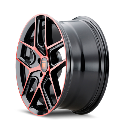 TOUREN TR79 GLOSS BLACK MACHINED WITH RED | 20x9 | 5-120 | 35mm | 3279-2912BRT35