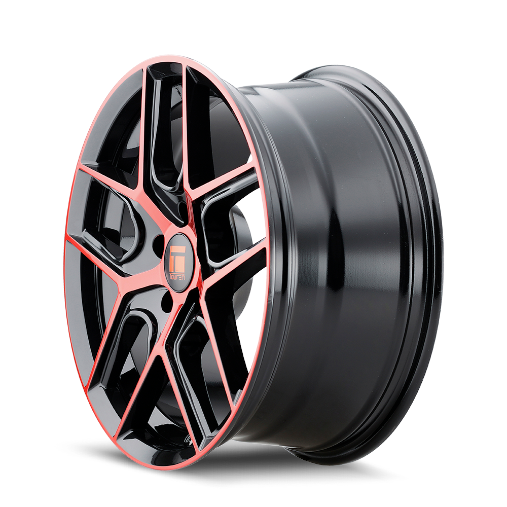 TOUREN TR79 GLOSS BLACK MACHINED WITH RED | 20x9 | 5-112 | 35mm | 3279-2945BRT35
