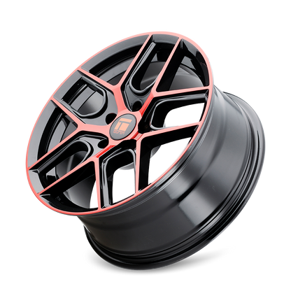 TOUREN TR79 GLOSS BLACK MACHINED WITH RED | 20x9 | 5-120 | 35mm | 3279-2912BRT35