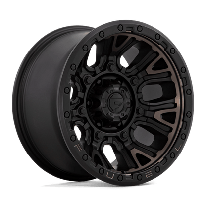 Fuel 1PC | D824 TRACTION | 17.0x9.00 | 5X127 | 1 | MATTE BLACK W DOUBLE DARK TINT