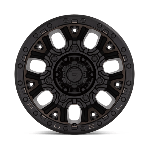 Fuel 1PC | D824 TRACTION | 20.0x10.00 | 5X127 | -18 | MATTE BLACK W DOUBLE DARK TINT