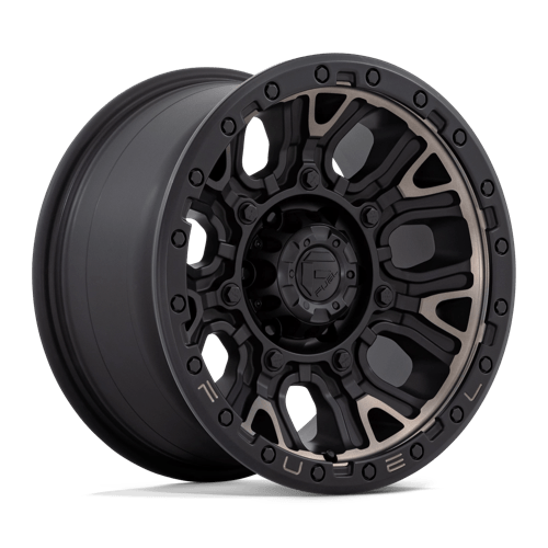 Fuel 1PC | D824 TRACTION | 17.0x9.00 | 6X135 | 1 | MATTE BLACK W DOUBLE DARK TINT