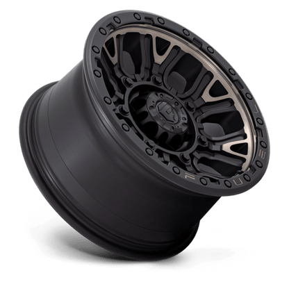 Fuel 1PC | D824 TRACTION | 17.0x9.00 | 6X114.3 | 1 | MATTE BLACK W DOUBLE DARK TINT