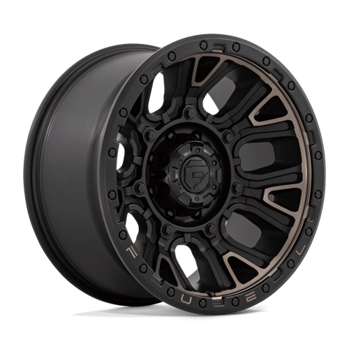 Fuel 1PC | D824 TRACTION | 20.0x10.00 | 8X170 | -18 | MATTE BLACK W DOUBLE DARK TINT