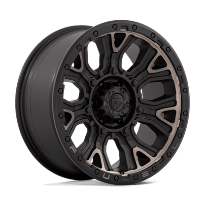 Fuel 1PC | D824 TRACTION | 20.0x9.00 | 6X135 | 1 | MATTE BLACK W DOUBLE DARK TINT