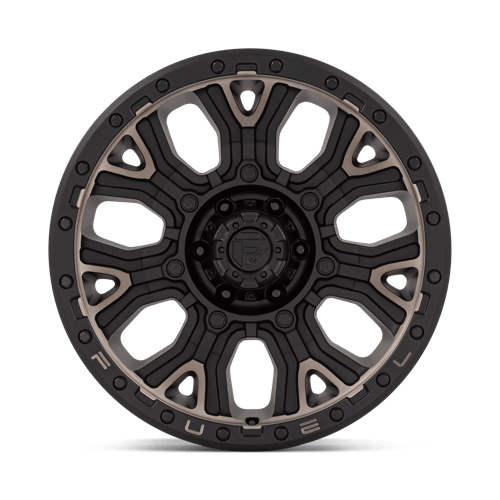 Fuel 1PC | D824 TRACTION | 20.0x9.00 | 6X139.7 | 1 | MATTE BLACK W DOUBLE DARK TINT