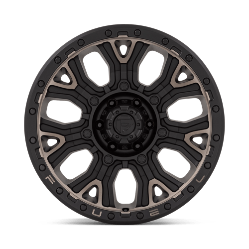 Fuel 1PC | D824 TRACTION | 20.0x9.00 | 6X135 | 1 | MATTE BLACK W DOUBLE DARK TINT