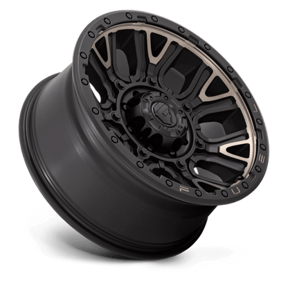 Fuel 1PC | D824 TRACTION | 20.0x9.00 | 8X165.1 | 1 | MATTE BLACK W DOUBLE DARK TINT