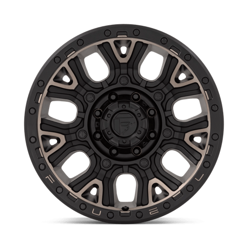 Fuel 1PC | D824 TRACTION | 20.0x9.00 | 8X165.1 | 1 | MATTE BLACK W DOUBLE DARK TINT